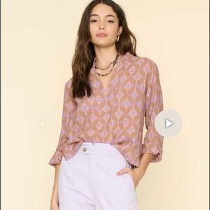 XIRENA madden top in terra twinkle XS